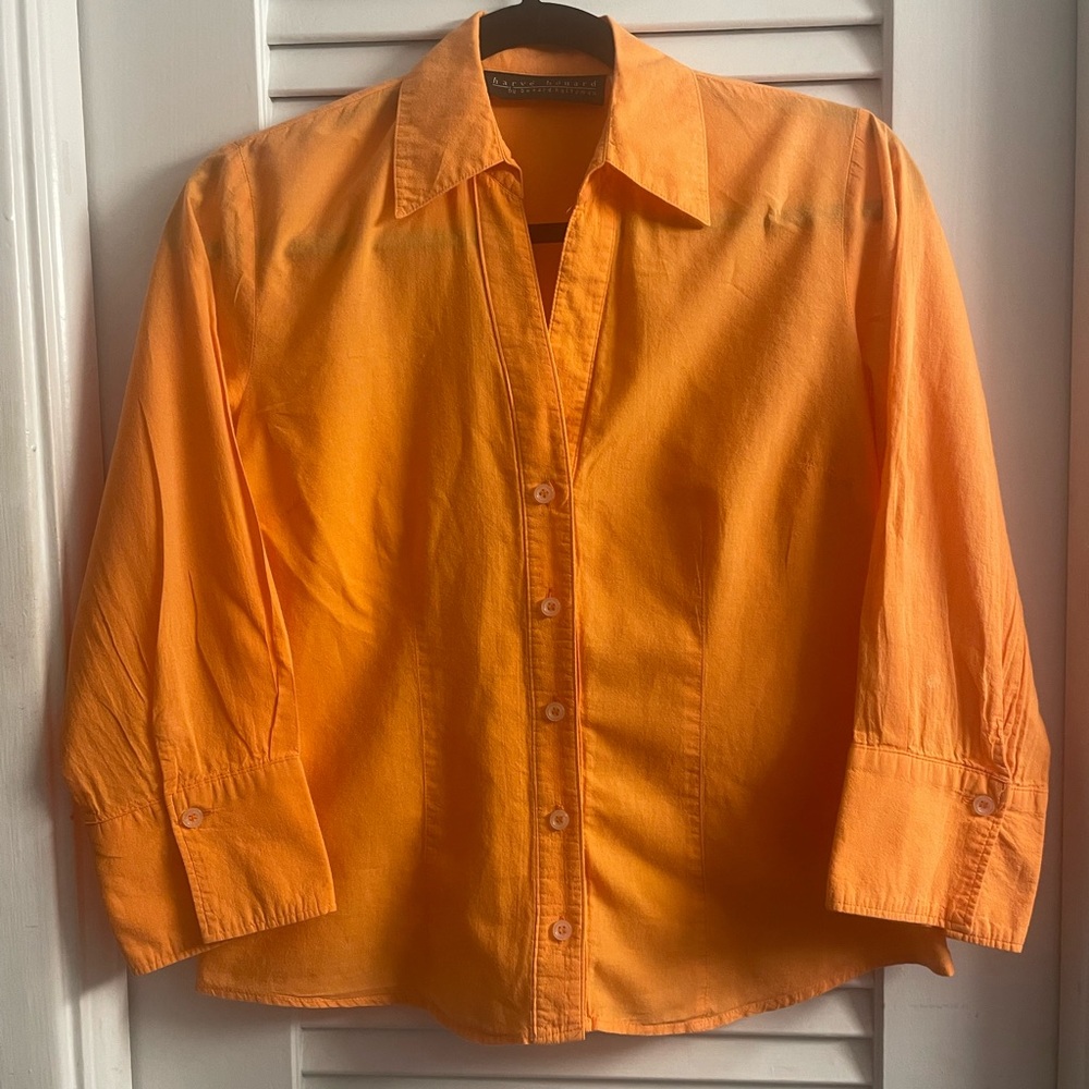 Vintage 80s/90s Harve Benard by Benard Holtzman Tailored Button Down Size Medium